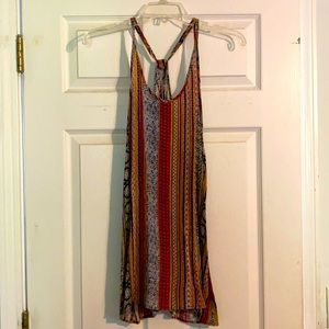 Flowing boho tank top